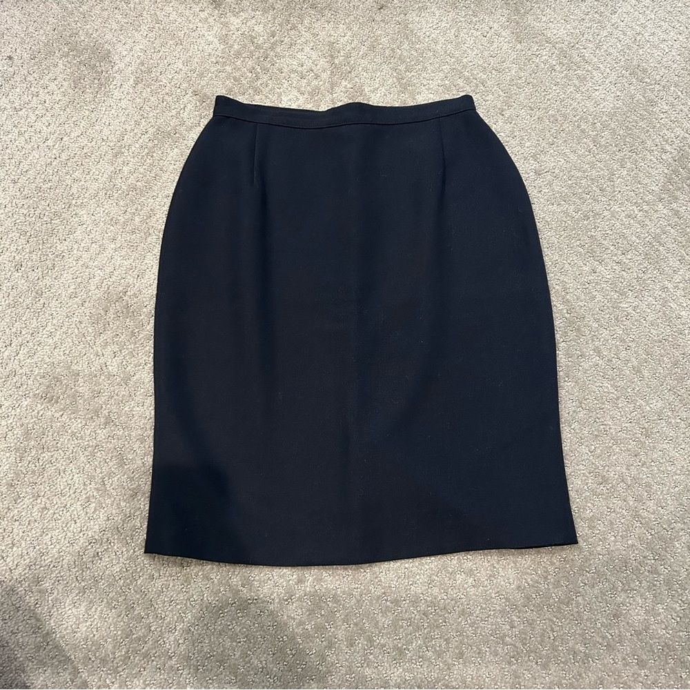 Vintage black pencil skirt